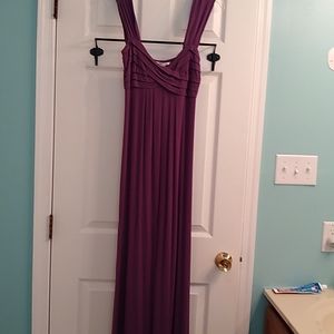Women's purple maxi dress